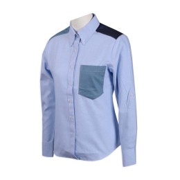 R274 Make contrast long-sleeved shirt  65% cotton 35 polyester  Shirt manufacturer R274 Make contrast long-sleeved shirt  65% cotton 35 polyester  Shirt manufacturer